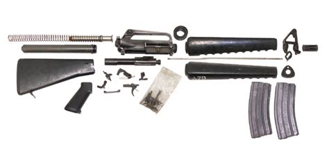 Upper receiver parts for the AR-15_M-16 Rifle. . Vietnam surplus m16a1 furniture kit